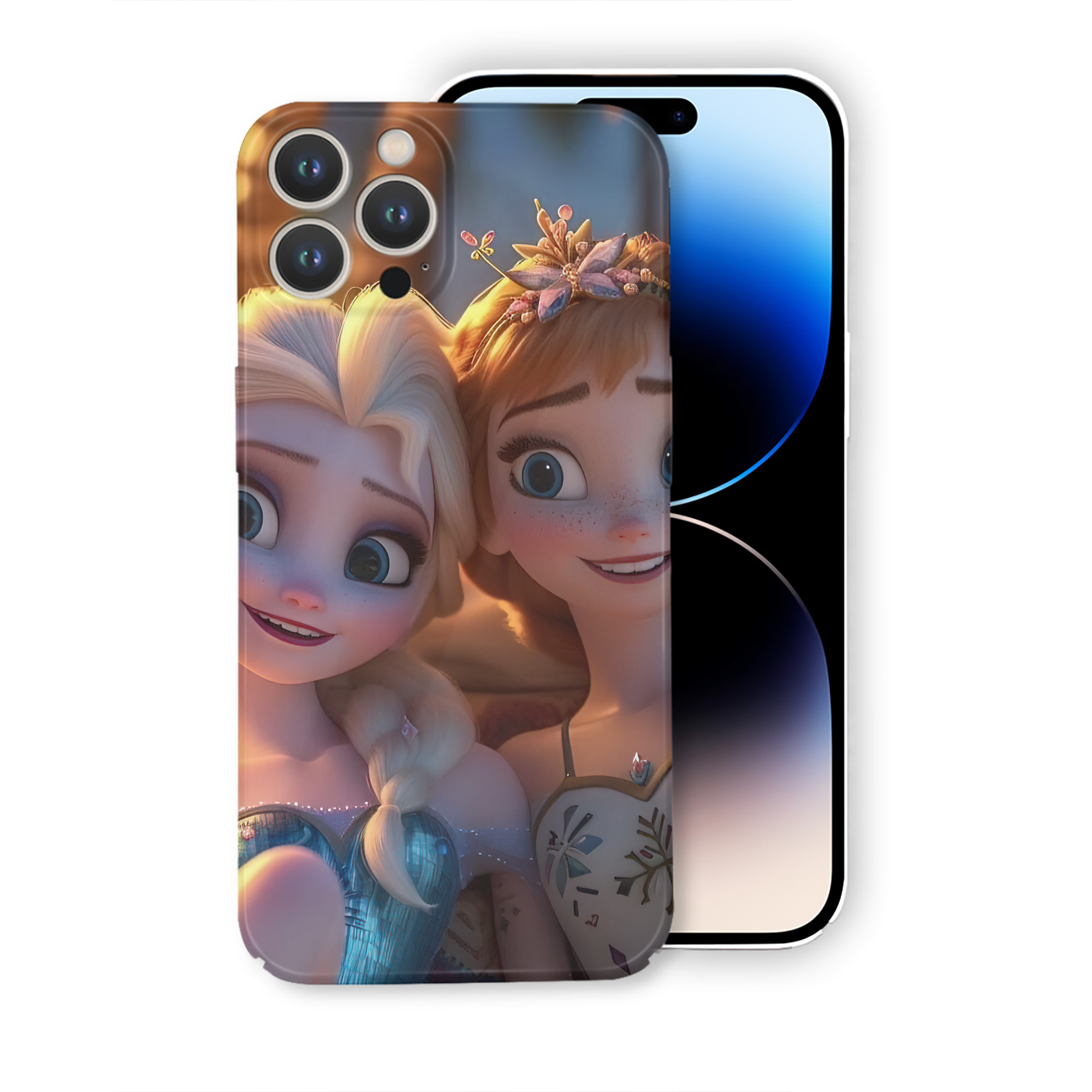 （画像用） アナと雪の女王 アンナ エルサ Frozen Anna Elsa 【iPhone 14シリーズ対応】ハードケース
